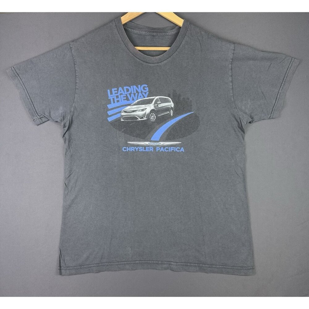Vintage Y2K Chrysler Pacifica Leading The Way Car Promo Shirt Rare Art Graphic